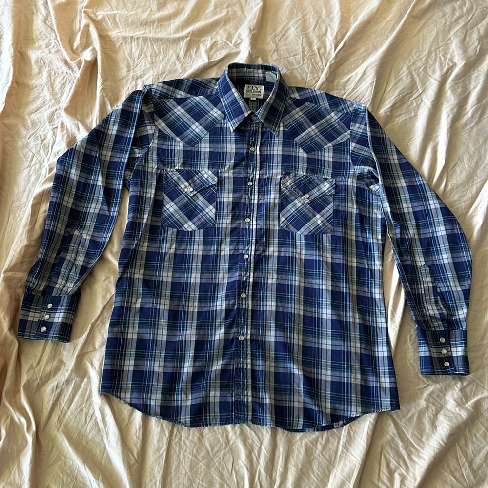 Vintage Ely Cattlemen Pearl snap
